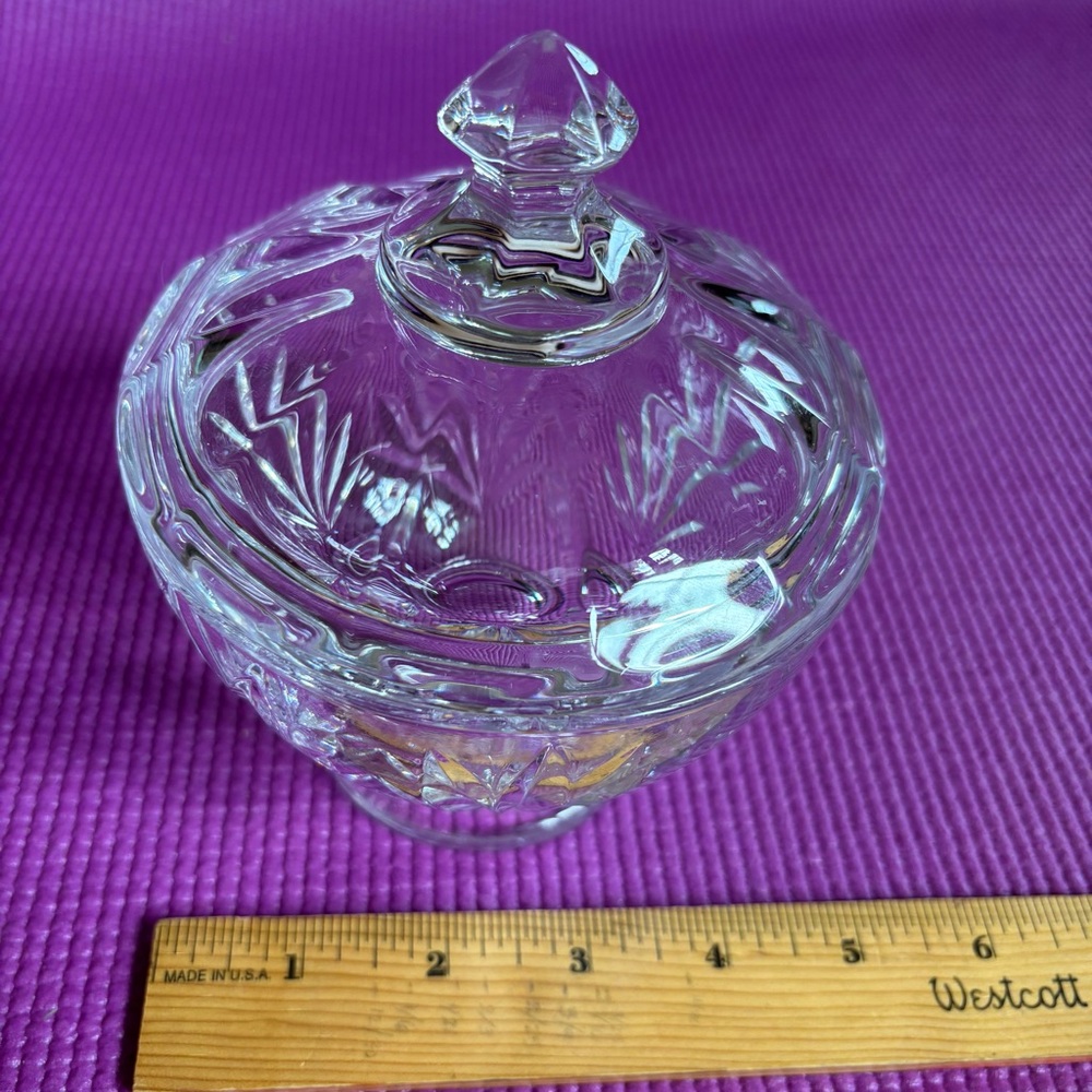 🍬 Royal Limited | Vintage Crystal  Glass Candy Dish from Czech Republic 🍬 - Picture 7 of 7